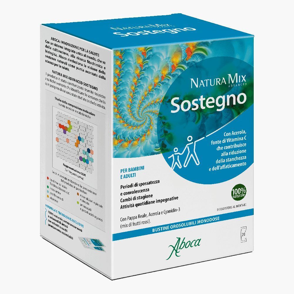 Aboca Natura Mix Sostegno – 20 bustine orosolubili monodose
