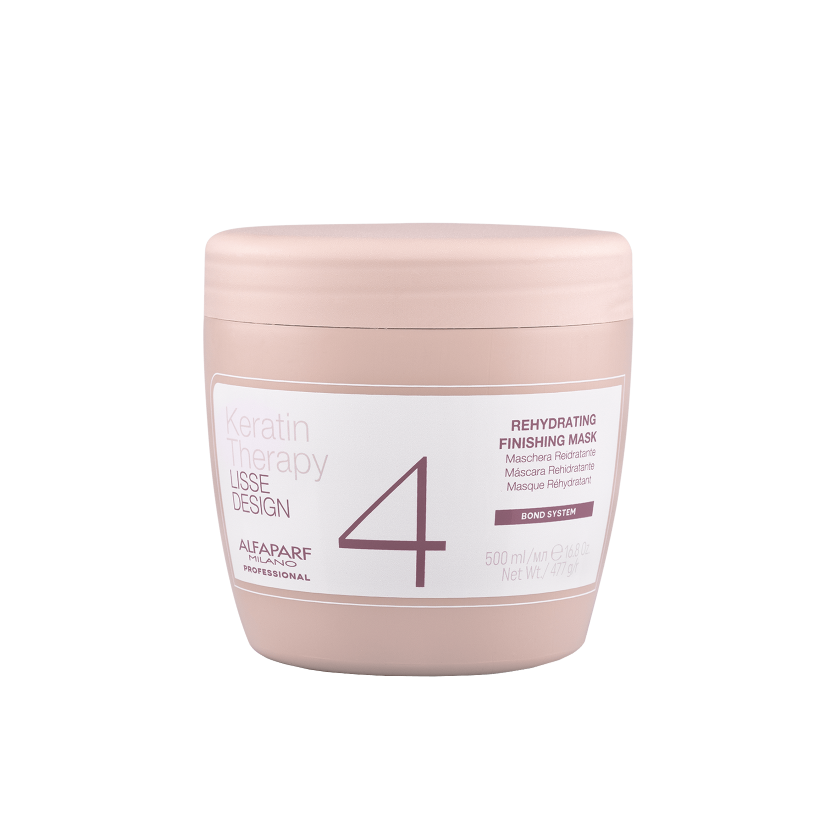 Keratin Therapy Lisse Design 4 Rehydrating Mask 500 ml – Alfaparf Milano - immagine 2