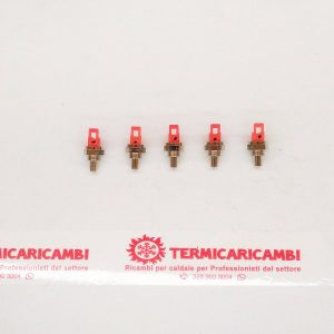 Sonda ntc rossa Kit 5 pezzi Beretta Sylber R10027352 Riello 4364240 compatibile