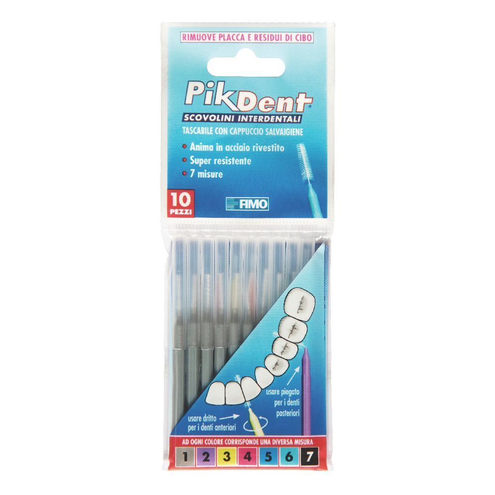 PikDent Scovolini Interdentali 0,4mm Grigio – 10 pezzi - immagine 2