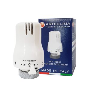 Valvola testa termostatica detentore radiatore termosifone comando Arteclima