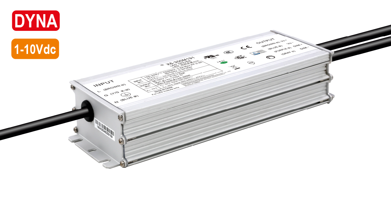 Alimentatore LED Jolly IP67 – 150W – DYNA – 1-10Vdc – Cod.RX6E-150M143