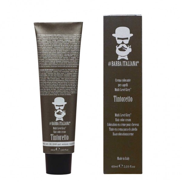 #BARBA ITALIANA – TINTORETTO Crema colorante per capelli Multi-Level Grey™