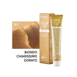 Color Lux Crema Colorante – 9.3 Biondo Chiarissimo Dorato 100 ml – Design Look