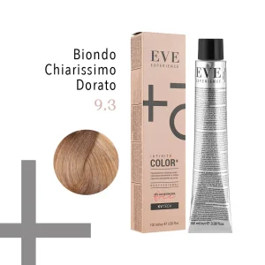 EVE Experience Infinite Color+ Colorazione Permanente in Crema – 9.3 Biondo Chiarissimo Dorato 100 ml – FarmaVita