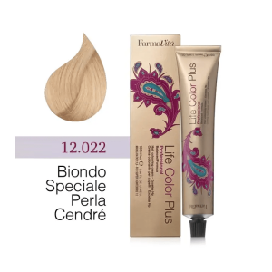 FarmaVita – Life Color Plus Professional – Crema Colorante per Capelli – 12.022 Biondo Speciale Perla Cendré – 100 ml