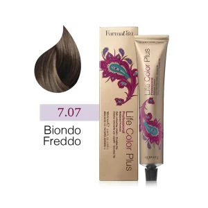 FarmaVita – Life Color Plus Professional – Crema Colorante per Capelli – 7.07 Biondo Freddo – 100 ml