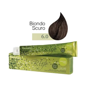 Farmavita – B.Life Color – Senza Ammoniaca – Crema Colorante per Capelli – 6.0 Biondo Scuro – 100 ml