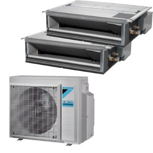 Daikin Condizionatore canalizzabile ultra piatto Dual Split 2MXM68A + FDXM60F3/F9 + FDXM60F3/F9 – spedizione gratuita, possibile installazione, miglior prezzo con incentivi 2026