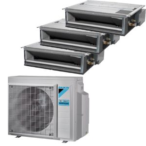 Daikin Condizionatore canalizzabile ultra piatto Trial Split 3MXM68A + FDXM25F3/F9 + FDXM25F3/F9 + FDXM35F3/F9 – spedizione gratuita, possibile installazione, miglior prezzo con incentivi 2026