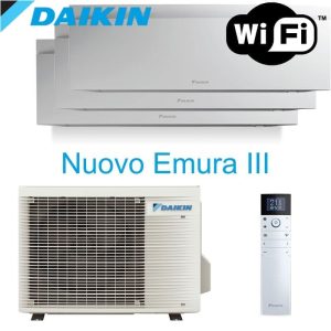 Condizionatore Daikin Emura Trial Split 3MXM52A + FTXJ20AW + FTXJ25AW + FTXJ35AW – spedizione gratuita, possibile installazione, miglior prezzo con incentivi 2026